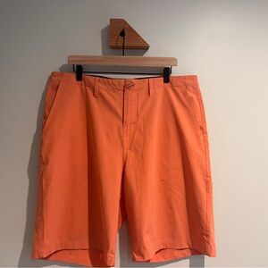 Salt Life Men’s Board SLX-QD Shorts Size 38 Orange Surf Beach Vapor Stretch